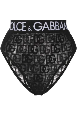 Dolce & Gabbana Culotte taille haute à logo en jacquard