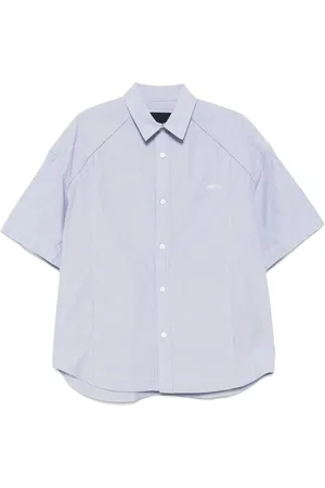 JUUN.J Chemise rayée à logo brodé