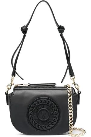 VERSACE Sac à bandoulière à logo embossé