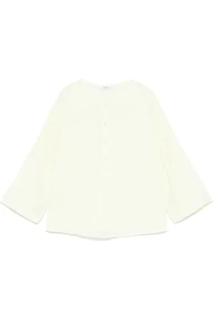 Il gufo Blouse en lin à fronces