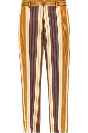 Etro Pantalon rayé crop