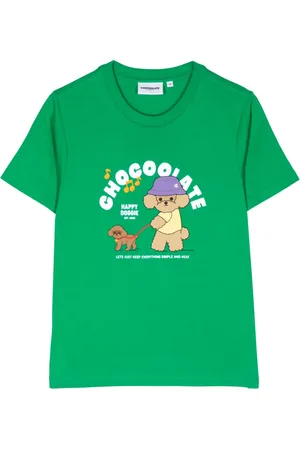 Chocoolate T-shirt en coton à imprimé graphique