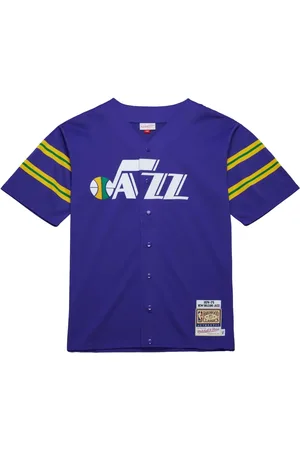 Mitchell & Ness Chemise 1974 New Orleans Jazz Full-Snap Shooting