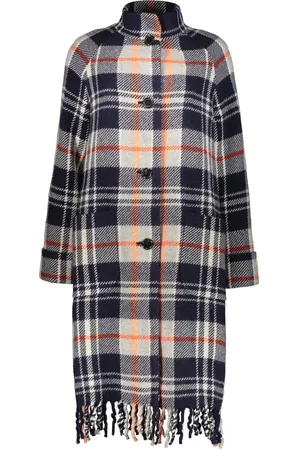 Kenzo Manteau en laine à carreaux