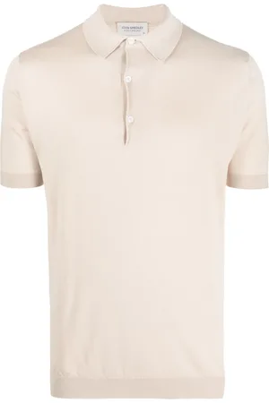 JOHN SMEDLEY Polo en maille nervurée
