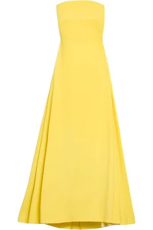 Jacquemus Robe-bustier longue à détails drapés