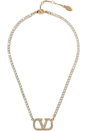 VALENTINO GARAVANI Collier VLogo Signature serti de cristaux
