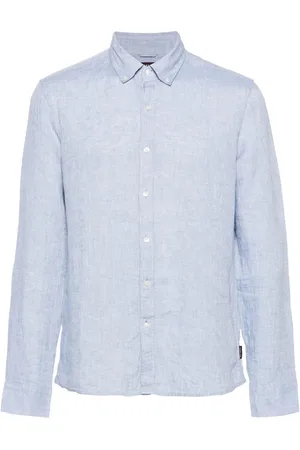 Michael Kors Chemise en lin à col boutonné
