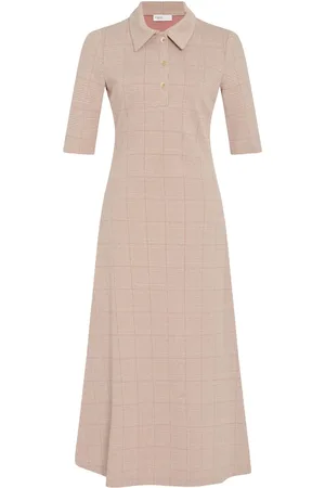 ROSETTA GETTY Robe polo à carreaux