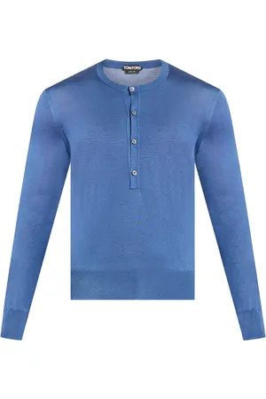 Tom Ford Haut Henley en soie