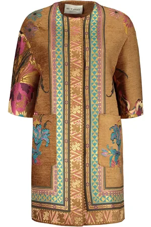 Etro Manteau à fleurs brodées