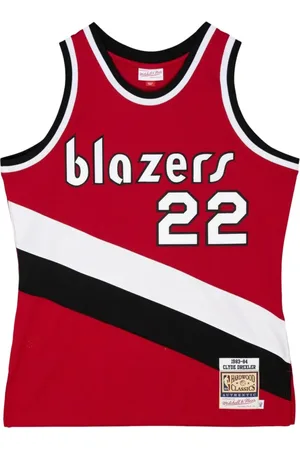 Mitchell & Ness Maillot de basketball NBA Portland Sillage Blazers 83 Clyde Drexler