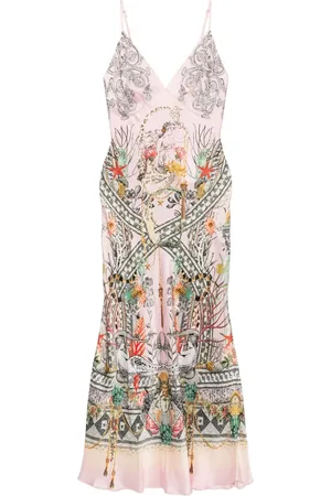 Camilla Robe longue à col v