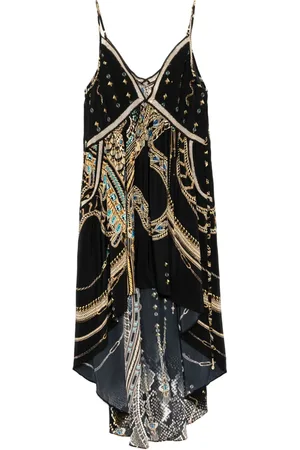 Camilla Robe à ourlet plus long au dos