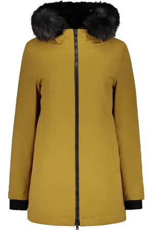 HERNO Parka à bordures en fourrure artificielle