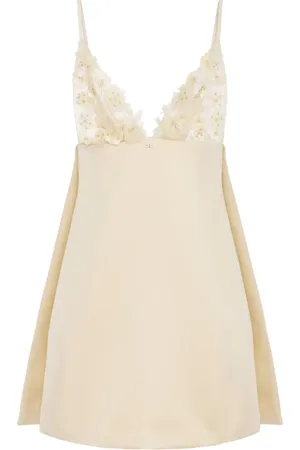 Elisabetta Franchi Robe à fleurs appliquées