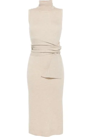 Maison Margiela Robe en maille à coupe mi-longue