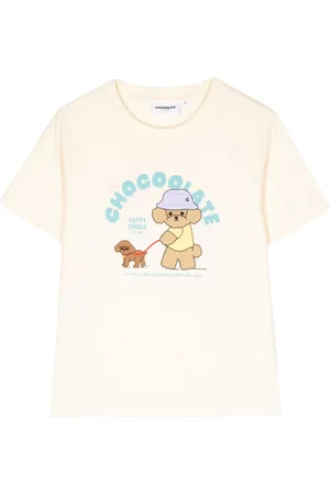 Chocoolate T-shirt en coton à imprimé graphique