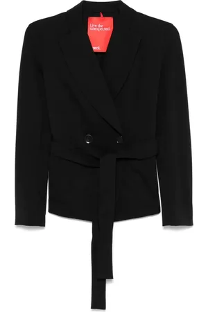 ..,MERCI Veste à taille ceinturée