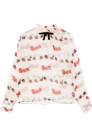 Nº21 Blouse à cerise imprimée