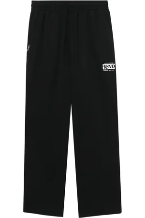 Izzue Pantalon de jogging en coton à logo brodé