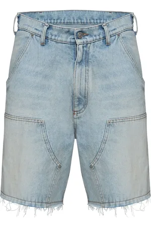 Maison Margiela Short en jean à motif Numbers