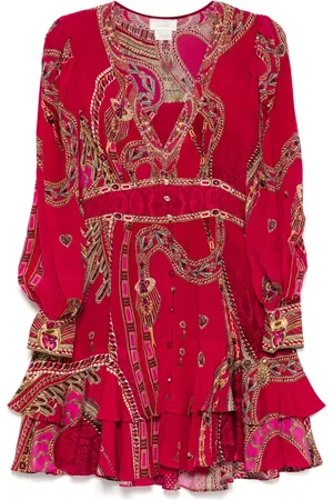 Camilla Robe Kissed By A Cobra Button Front Frill