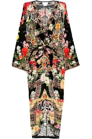 Camilla Robe longue à détail de fente