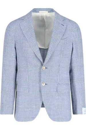 CARUSO Blazer à carreaux