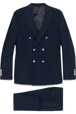 ELEVENTY Costume à veste à boutonnière croisée