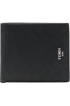 Fendi Portefeuille à logo en jacquard