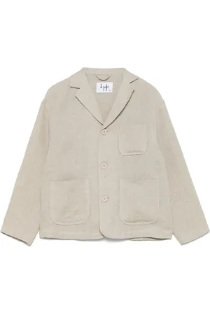 Il gufo Veste en lin à design structuré