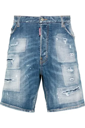 Dsquared2 Short en jean à effet usé