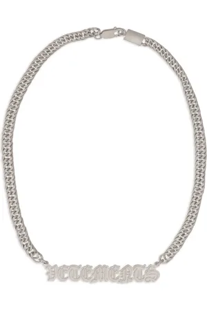 Vetements Collier Gothic Logo