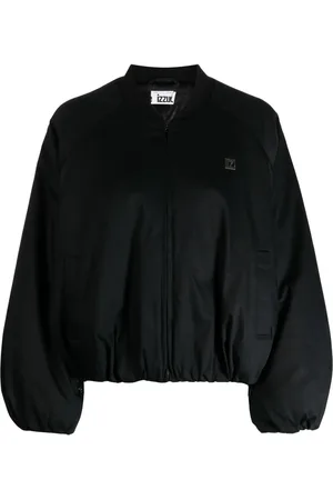 Izzue Veste bomber à plaque logo