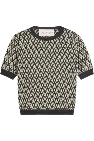 VALENTINO GARAVANI Pull Toute La V en jacquard