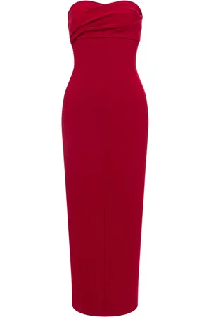 Serafini Robe sans manches à détail drapé
