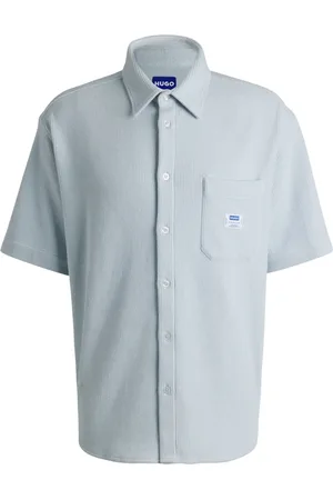 HUGO BOSS Chemise à design nervuré