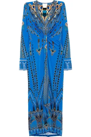 Camilla Robe longue à col v