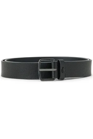 Lacoste Ceinture en cuir à logo gravé