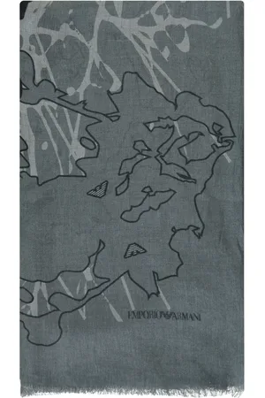 Emporio Armani Foulard à imprimé géométrique