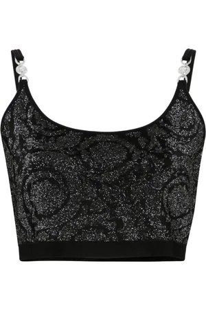 VERSACE Haut crop La Greca Medusa 