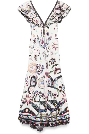 Camilla Robe Nubian Wonderland à coupe longue