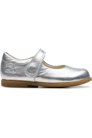 Clarks Ballerines métallisées en cuir