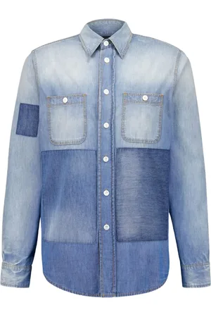 Givenchy Chemise en jean à design patchwork