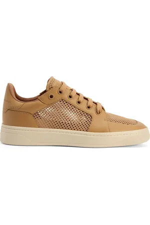 Giuseppe Zanotti Baskets en cuir à logo embossé