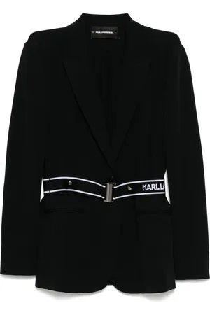 Karl Lagerfeld Blazer en jersey à logo