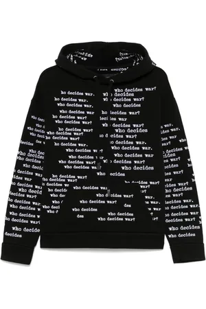 Who Decides War Hoodie à logo brodé