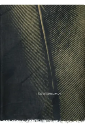 Emporio Armani Foulard à imprimé géométrique