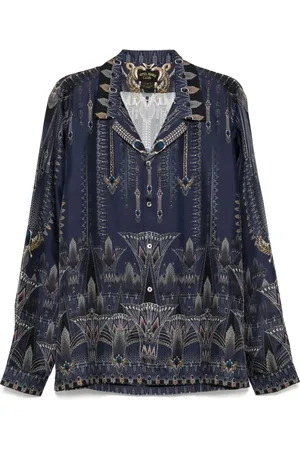Camilla Chemise à col cubain
